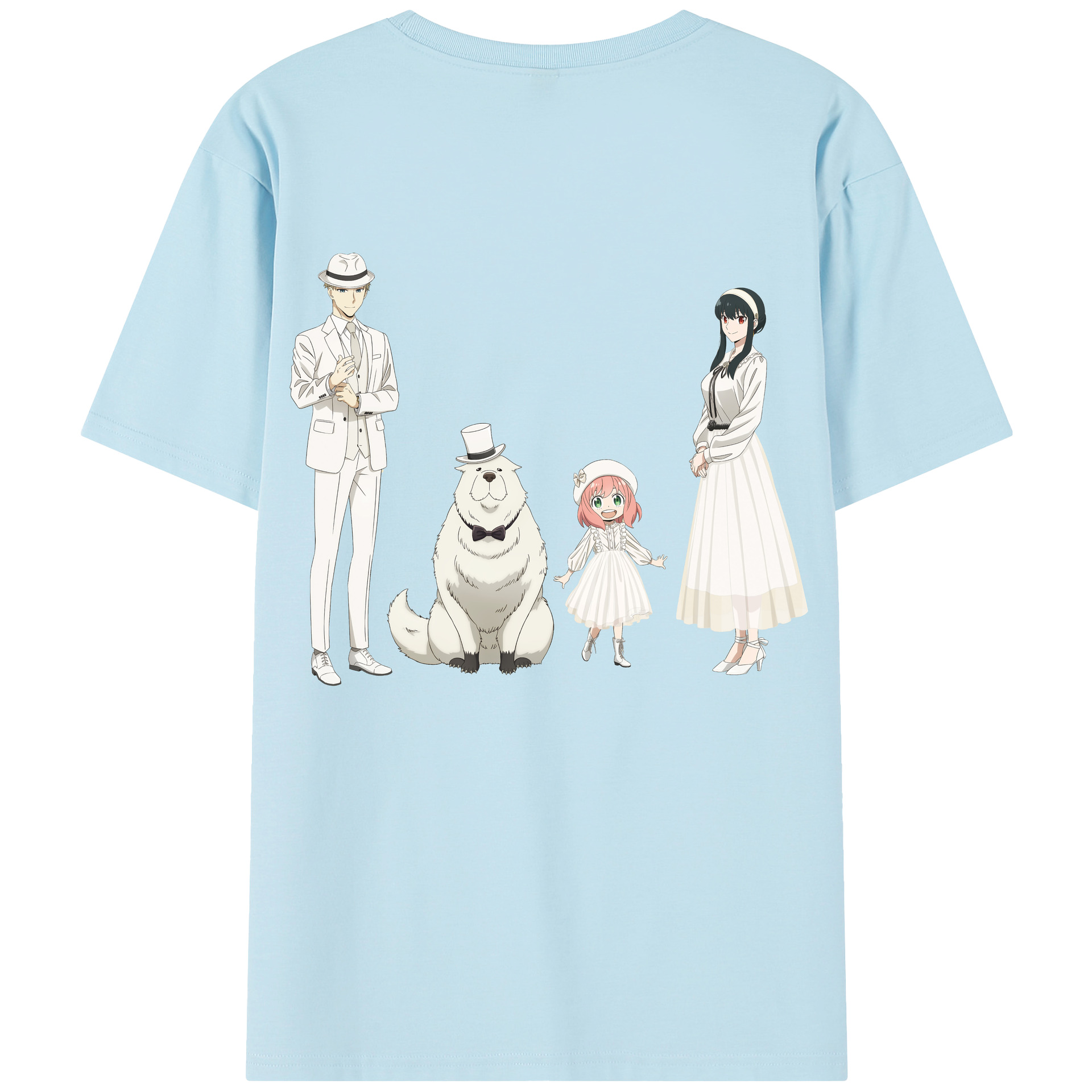 （画像用） SPY×FAMILY间谍家家酒 綿100％半袖Tシャツ（背面プリント）